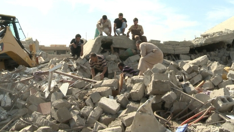 Vụ đánh bom xảy ra hôm 17/10 tại làng Mwafaqiya, tỉnh Nineveh, Iraq.
